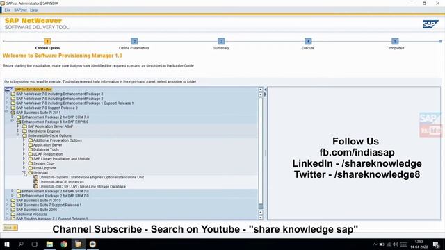 SAP ECC Uninstall from system, Remove SAP with Database From Server| PitCia IT | shareknowledgesap смотреть онлайн