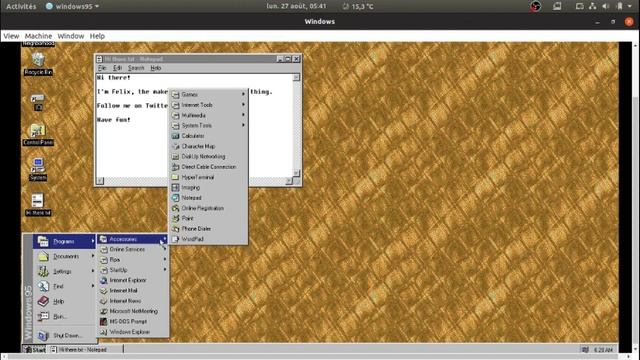 win 95 on linux смотреть онлайн