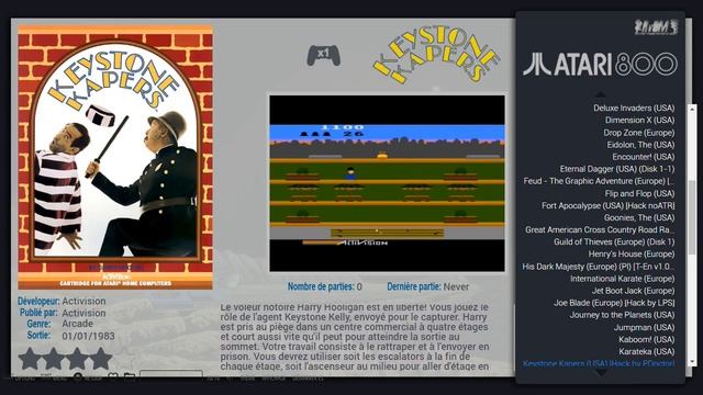 RVGM Atari 800 (final set with 70 games) смотреть онлайн