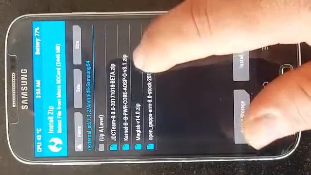 نظام اندرويد 8.0.0 الاوريو على جوال سامسونج جلاكسى s4 i9505 смотреть онлайн