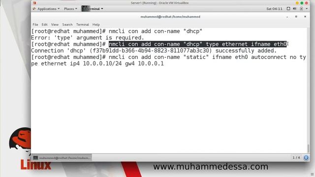 141 RHEL7 RHCSA Managing Network Connections with nmcli & nmtui смотреть онлайн