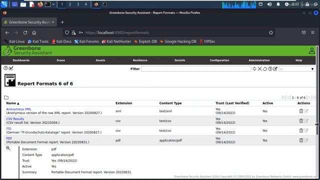 how to verify report formats in openvas tool in kali linux смотреть онлайн
