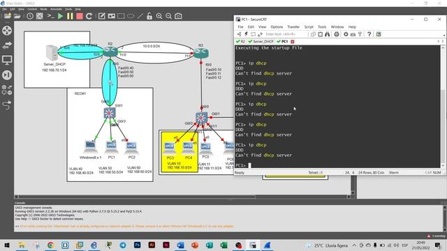 4- Configuracion del Servidor DHCP-PROXY (IP HELPER-ADDRRESS) смотреть онлайн