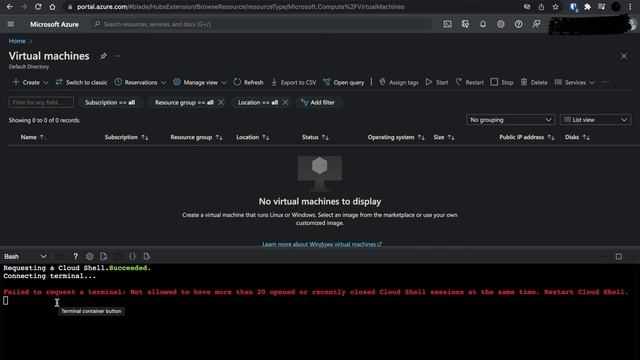 Problems With Azure Cloud Shell Timed Out смотреть онлайн