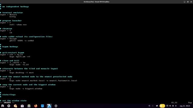 Bspwm telepítése archlinuxra/ Bspwm install on arch linux смотреть онлайн