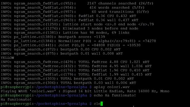 Offline speech recognition free Raspberry PI - Part 2/2 смотреть онлайн