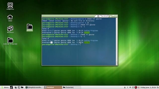 Directory Permissions + Concept of Sticky Bit - UNIX/LINUX Tutorials for beginners смотреть онлайн