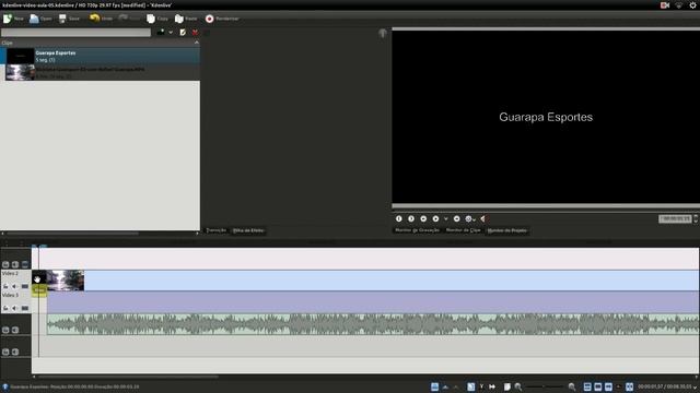 Curso de Edição de vídeo Kdenlive - 05 - adicionar vinhetas, títulos e efeitos em textos смотреть онлайн