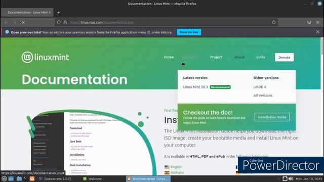Linux Mint 20.3 mate смотреть онлайн