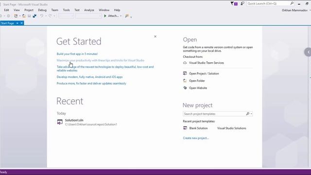 C# Dərs-1 (Visual Studio Yüklənməsi, Visual studio nədir) Orxan Məmmədov смотреть онлайн