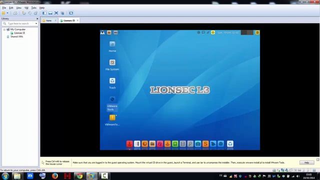 how to install Lionsec linux L3 in vmware workstation with guest edition смотреть онлайн