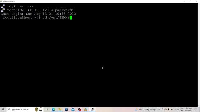 Basics Linux Commands and Installation of Installation Manager and WebSphere. смотреть онлайн