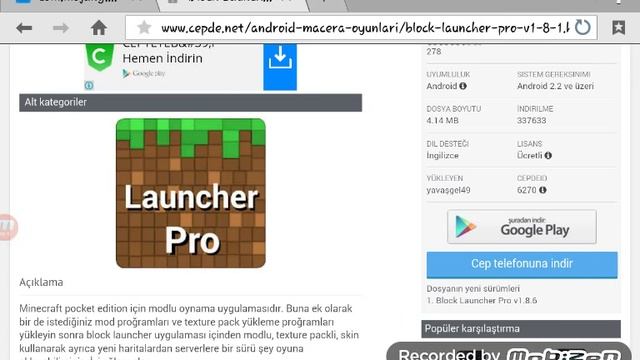 Block Launcher Pro Apk Indir ? смотреть онлайн