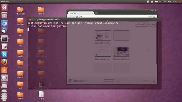 Install Chrome web browser on Ubuntu 13.04 смотреть онлайн