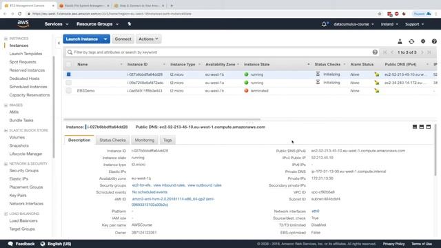 Amazon EFS Tutorial смотреть онлайн