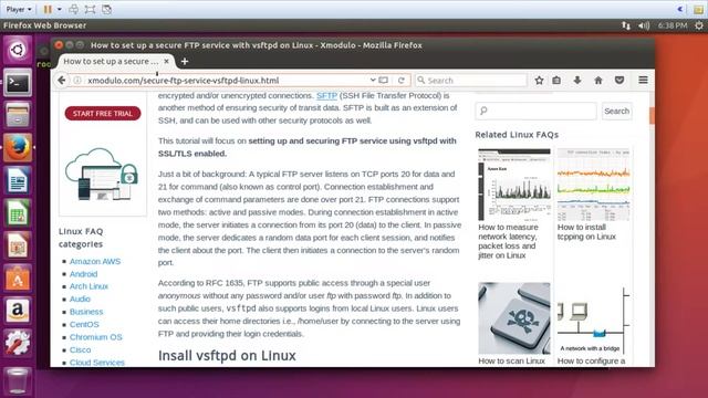 Ubuntu Checklist Walkthrough Part 9 Securing FTP Server смотреть онлайн