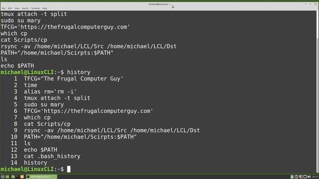 Linux Command Line (75) history pt1 смотреть онлайн