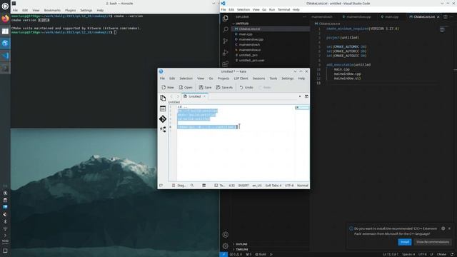 CMake For Qt Tutorial. Write CMakeLists.txt From Scratch - December 2023 - 315b88ce