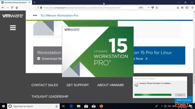 End-to-End Penetration Testing Kali Linux: Download Install VMware Workstation | packtpub.com смотреть онлайн