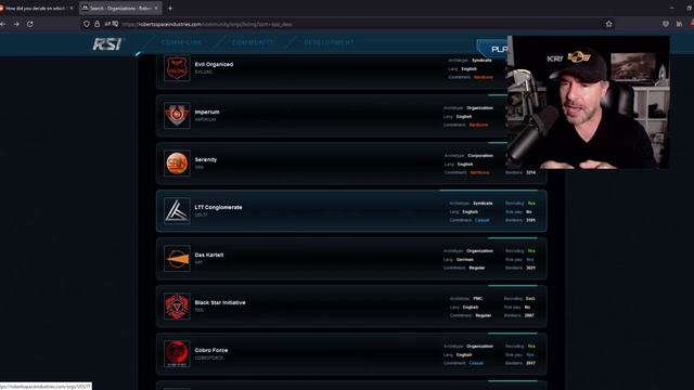 How do you find an organization in Star Citizen? смотреть онлайн