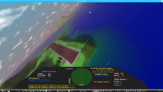 Linux Air Combat V6.19 comprehensive network mission example смотреть онлайн