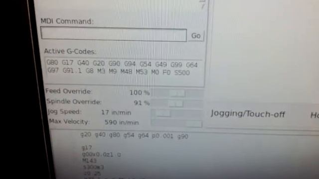 Linuxcnc touch screen spindle speed control. смотреть онлайн