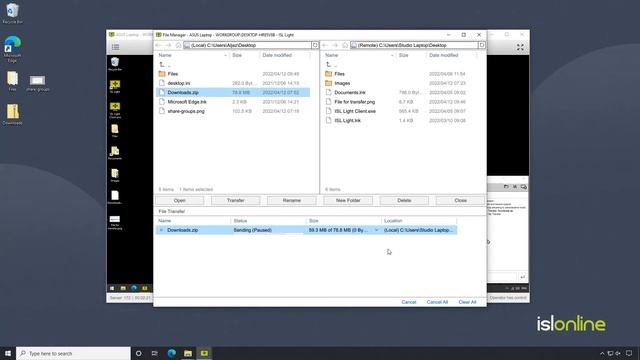 How to Transfer Files | ISL Online Remote Desktop Software смотреть онлайн