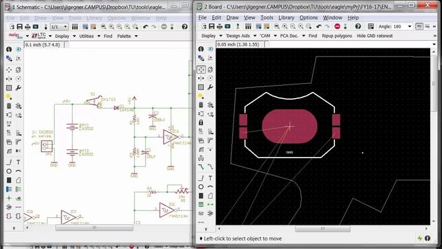 ENP231 Laser-dot Gun Eagle Schematic to Board Layout смотреть онлайн