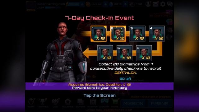 Marvel: Future Fight (iOS/Android) FREE DEATHLOK 7 day check in event смотреть онлайн