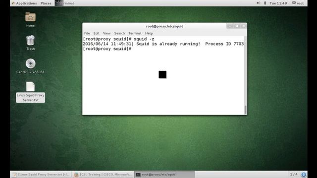 RedHat Linux RHCE Course || Configure Proxy Client смотреть онлайн