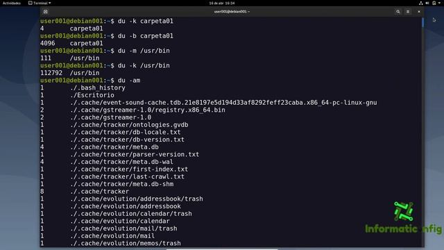 Curso de Linux desde cero para principiantes | COMANDOS VII - du, df (video 11) смотреть онлайн