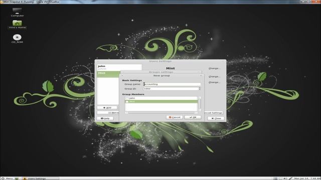 Linux Mint: Add/Remove User/Group Accounts смотреть онлайн