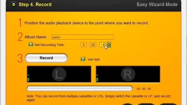 How To Use Honestech Audio Recorder 2.0 Deluxe - Easy Mode
