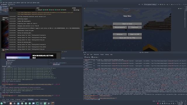 Minecraft Injection client for Linux (fully C++) (Devlog #1) смотреть онлайн