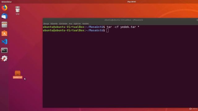 7) Arşiv Oluşturma ve Çıkarma İşlemleri (Linux Shell Script Eğitimi) смотреть онлайн