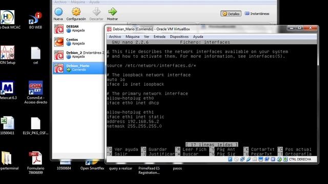 Configuracion Red/Maquina Virtual & WinSCP смотреть онлайн