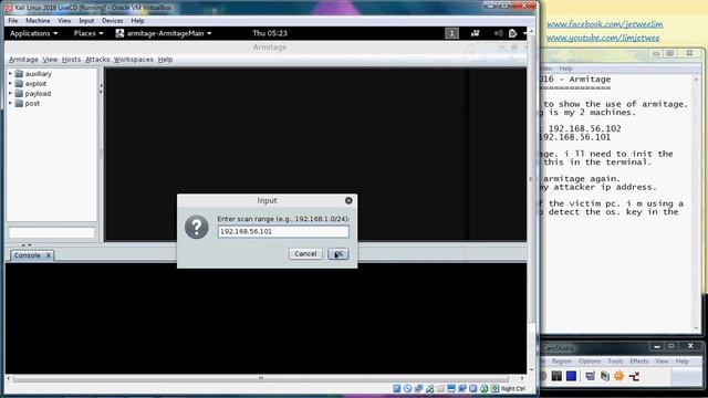 Kali Linux - Armitage (Nmap & Metasploit) смотреть онлайн