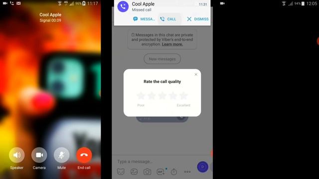 Signal & Viber & Telegram screen mix/ Incoming calls смотреть онлайн
