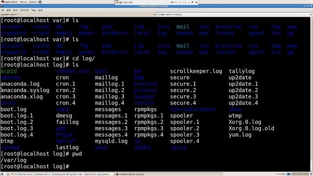 RH033 Red Hat Linux Essentials Unit 4 - Browsing the File system-04 смотреть онлайн