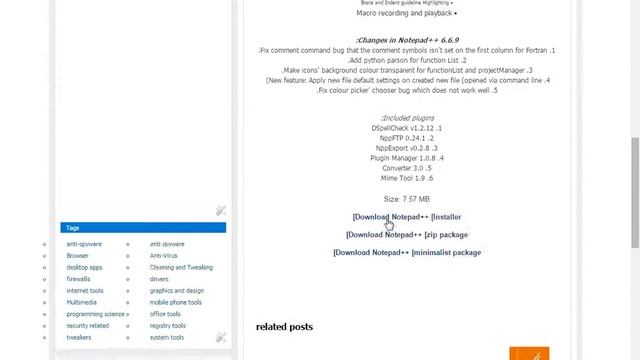 Download Notepad++ 6.6.9 смотреть онлайн