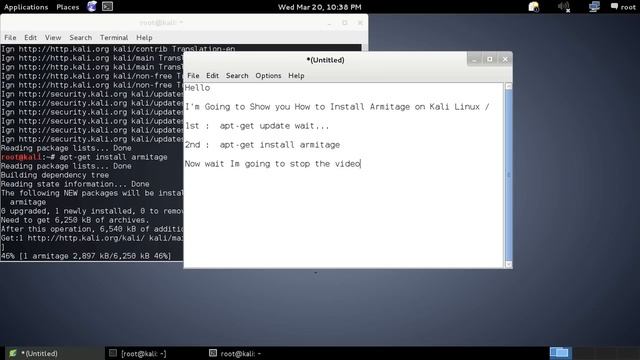 Install armitage on Kali Linux смотреть онлайн