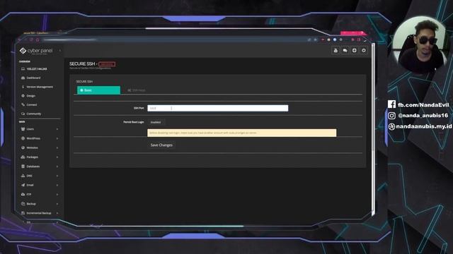 Change SSH Port on cyberpanel смотреть онлайн