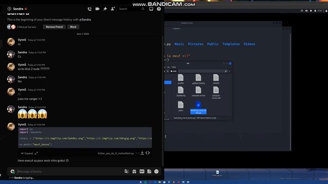 comman hacker une FILLE sur discord (kali leenux) смотреть онлайн