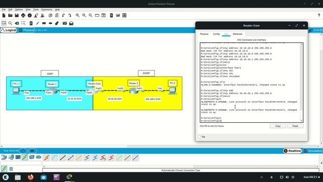 Konfigurasi Redistribute OSPF dan EIGRP Pada Cisco смотреть онлайн