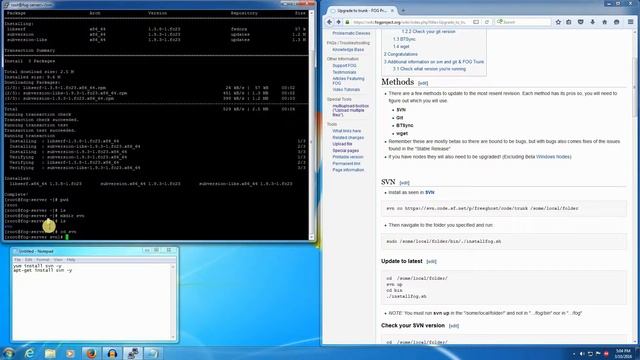 FOG Upgrade To Trunk - SVN Method смотреть онлайн
