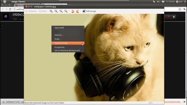 How to set an image as your 'Desktop Wallpaper' in Chromium on Ubuntu смотреть онлайн