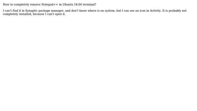 Ubuntu: Completely remove Notepad++ смотреть онлайн