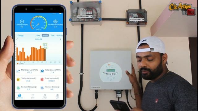 ONGRID SOLAR MONITORING SYSTEM|How we will check remote data monitoring system |മലയാളം|C&A| смотреть онлайн