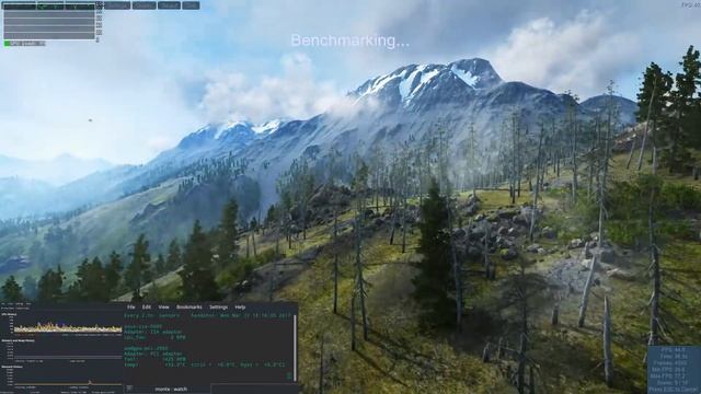 Ryzen 7 1700 and RX 480 Valley Benchmark on Manjaro Linux смотреть онлайн