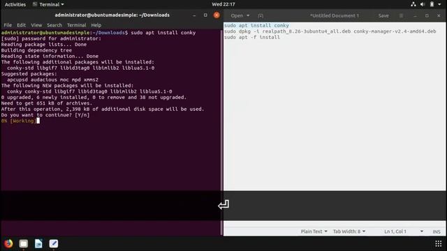 How to install Conky Manager in Ubuntu 18.10 смотреть онлайн
